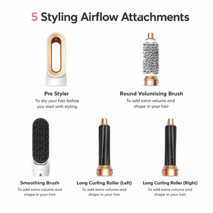 5-in-1 Professional Air Styler & Hair Dryer